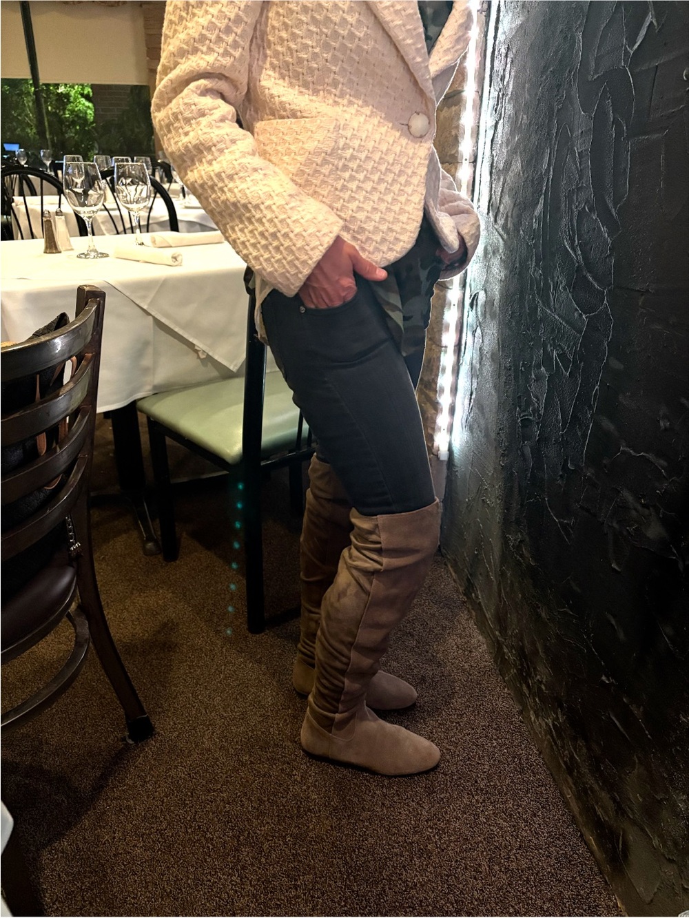 🍀 LUCKY BRAND Gavina Over the Knee Suede Tall Boot 👢